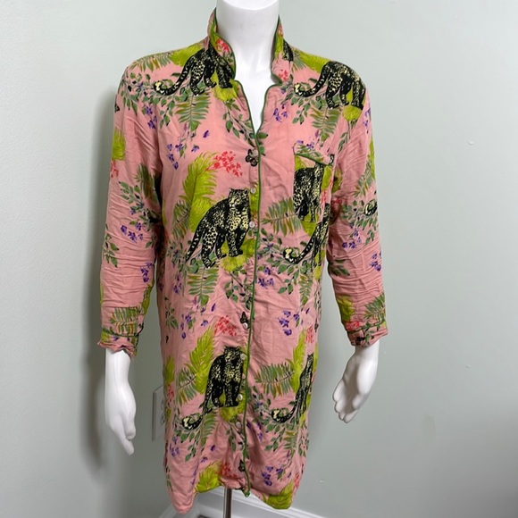 World Market Bengal Tiger print nightshirt - Picture 1 of 7